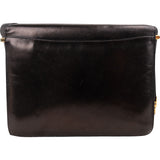 Celine Boxcalf Leather Horse Carriage Triomphe Shoulder Bag
