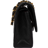 Chanel Quilted Lambskin 24K Gold Medium Double Flap Shoulder Bag