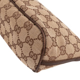 Gucci Monogram GG Canvas Boat Pochette Handbag