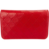 Chanel Quilted Lambskin 24K Gold Mini Single Flap Shoulder Bag
