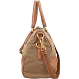 Prada Emblem Jacquard Bauletto Handbag
