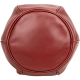 Cartier Bordeaux Leather Bucket Shoulder Bag