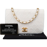 Chanel Quilted Lambskin 24K Gold Mini Crossbody Bag