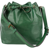 Louis Vuitton Green Epi Leather Sac Noé Petit Shoulder Bag
