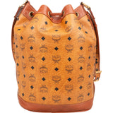MCM Monogram Visetos Drawstring Bucket Crossbody Bag