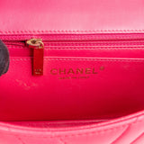 Chanel Chevron Lambskin Rectangular Mini Flap Crossbody Bag