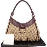 Gucci Monogram GG Canvas Abbey D-Ring Small Shoulder Bag