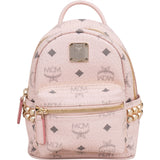 MCM Monogram Visetos Stark Bebe Mini Backpack