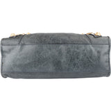 Balenciaga Blue Leather Classic City Handbag