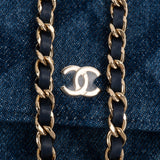 Chanel Denim Wallet on Chain Crossbody Bag