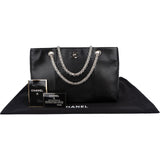 Chanel Caviar Leather Bijoux Chain Tote Shoulder Crossbody Bag