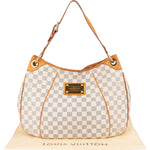 Louis Vuitton Monogram Damier Azur Galliera PM Shoulder Bag - vintageandkickz