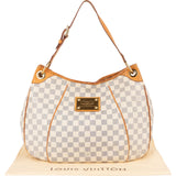 Louis Vuitton Monogram Damier Azur Galliera PM Shoulder Bag - vintageandkickz