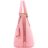 Prada Pink Saffiano Lux Mini Promenade Bag Handbag