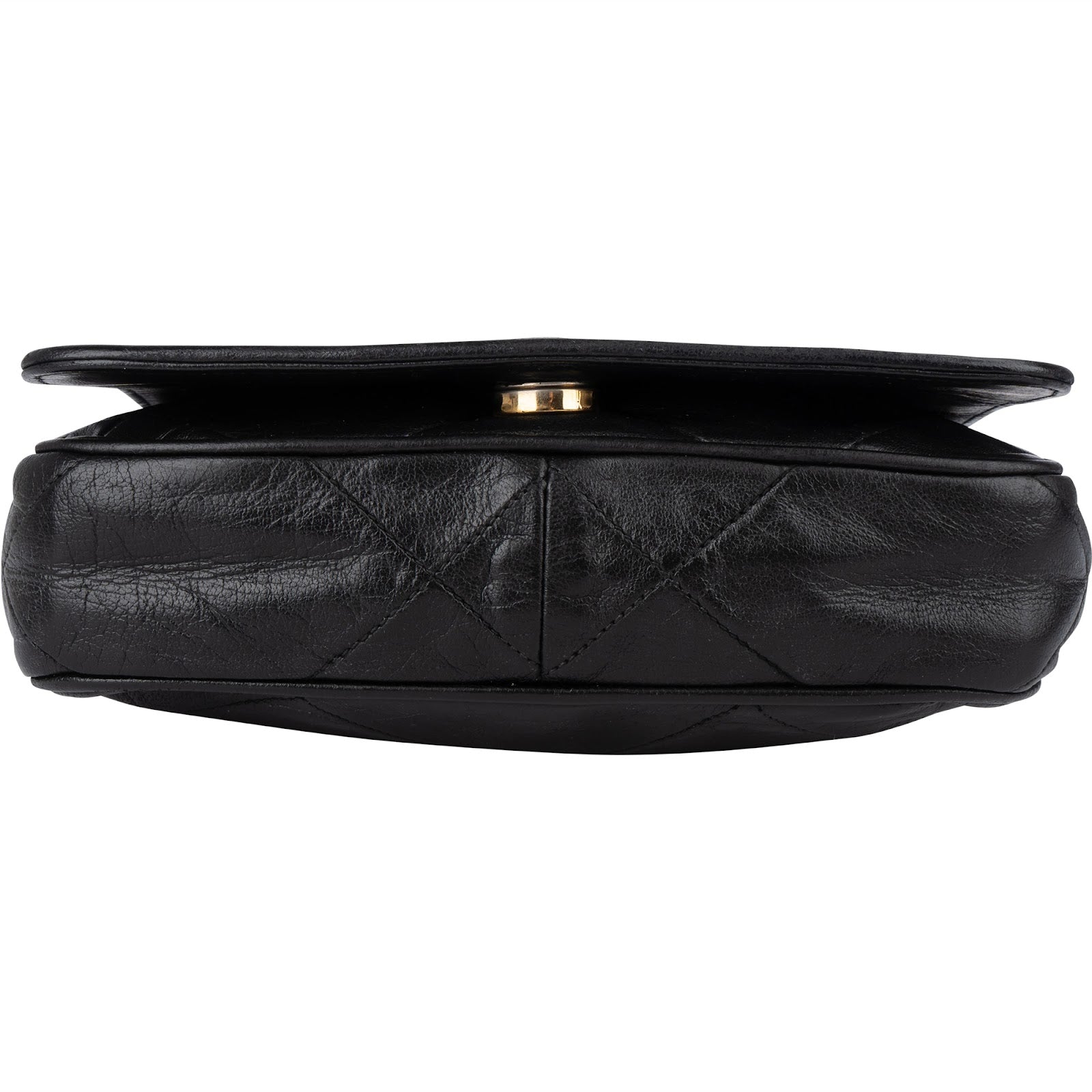 Chanel Stitching Lambskin CC Single Flap Crossbody Bag - vintageandkickz