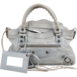 Balenciaga Grey Leather Classic City Handbag