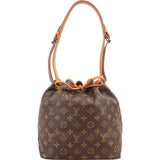 Louis Vuitton Monogram Canvas Sac Noé Petit Shoulder Bag