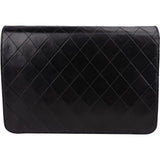 Chanel Quilted Lambskin 24K Gold Single Flap Shoulder Bag