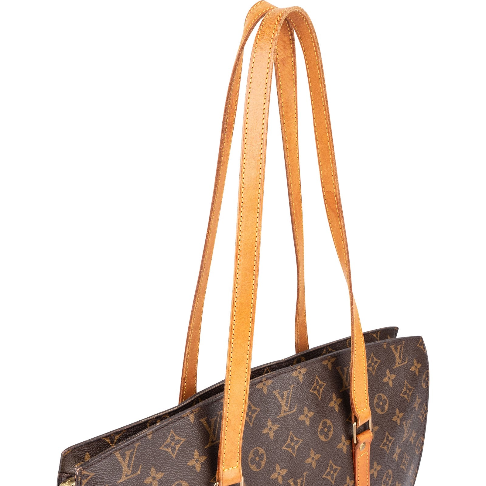 [🔄️B08 / F08] Louis Vuitton Monogram Canvas Cabas Piano Shoulder Bag - vintageandkickz