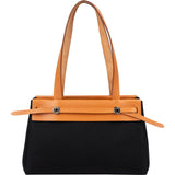 Hermès Canvas Leather Cabas PM Shoulder Bag