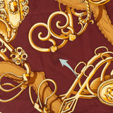 Hermès Mors et Gourmettes Silk Carre 90 Scarf Tuch