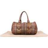 Bottega Veneta Intrecciato Leather Accordeon Handbag