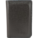 Louis Vuitton Dark Green Taiga Leather Bifold Multiple Card Holder