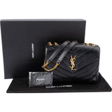 Saint Laurent Quilted Leather Small Loulou Crossbody Bag