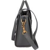 Céline Grey Leather Luggage Handbag