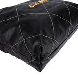 Chanel 22 Quilted Lambskin Drawstring Shoulder Bag