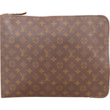 Louis Vuitton Monogram Canvas Poche Documents Laptop Clutch