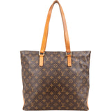 Louis Vuitton Monogram Canvas Cabas Mezzo Shoulder Bag