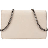 Gucci Grained Leather Dionysus Crystal Super Mini Crossbody Bag
