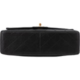 Chanel Quilted Lambskin 24K Gold Single Flap Crossbody Bag