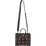 MCM Monogram Aren Mini Tote in Visetos Handbag