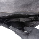 Chanel Quilted Leather Half Moon Single Flap Crossbody Bag