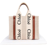 Chloé Canvas Small Woody Tote Handbag