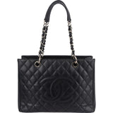 Chanel Quilted Caviar Leather Grand Shopping CC Handbag