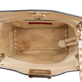 Valentino Garavani Leather Rockstud Small Tote Handbag
