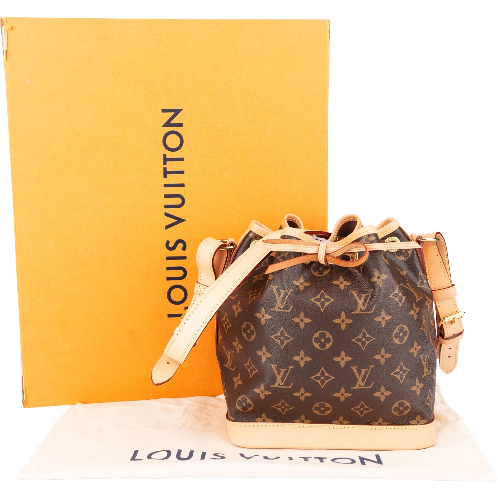 Louis Vuitton Canvas Monogram NM Noe BB Crossbody Bag - vintageandkickz