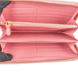 Prada Saffiano Leather Zip Around Wallet
