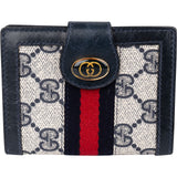 Gucci Monogram GG Supreme Canvas Web Stripe Card Holder Cover