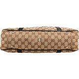 Gucci Monogram Canvas Twin GG Shoulder Bag