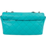 Chanel Quilted Latex Reversible Nylon Rectangular Single Flap Crossbody Bag