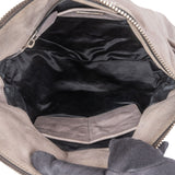 Miu Miu Grey Vitello Lux Bow Satchel Handbag