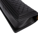 Chanel Quilted Lambskin Medium Boy Single Flap Crossbody Bag