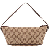 Gucci Monogram GG Canvas Boat Pochette Handbag