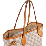 Louis Vuitton Monogram Damier Azur Canvas Neverfull PM Handbag