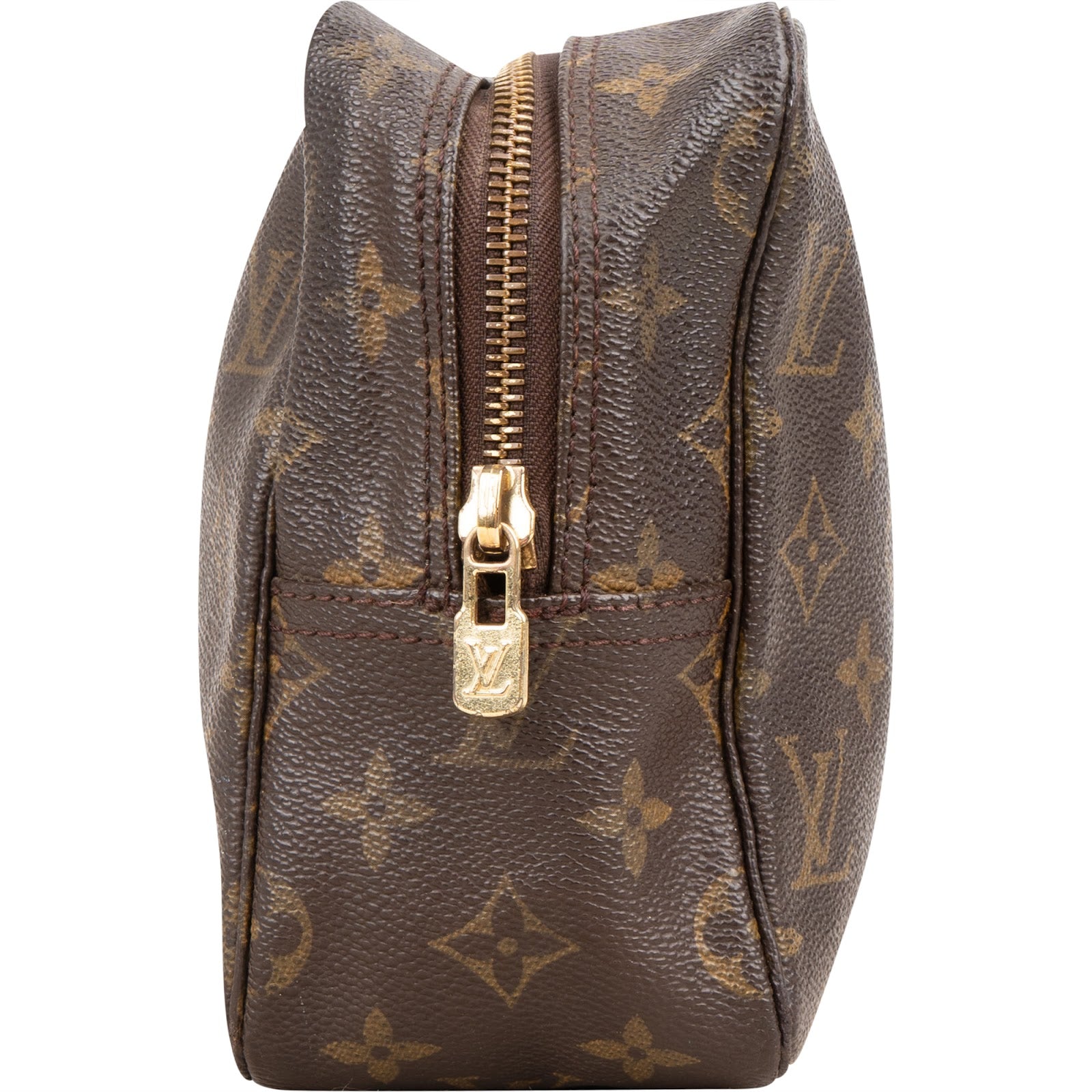 Louis Vuitton Monogram Canvas Trousse Toilette 28 Clutch - vintageandkickz