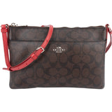 Coach Monogram Signature Zip Crossbody Bag